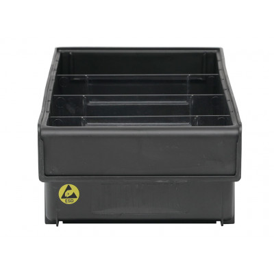 Ящик пластиковый Практик ESD 400x185x100 Ящик пластиковый Практик ESD 400x185x100